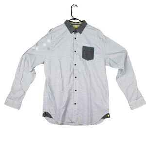 Descendant Of Thieves Dres Ladro Shirt Men 2XL Gray Limited Edition Striped